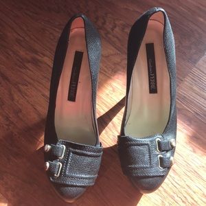 Gianfranco Ferre leather high heels